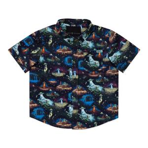 RSVLTS I'm Not Saying It Was Aliens... Preschool KUNUFLEX Short Sleeve Shirt in Black — front view