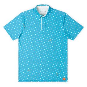 RSVLTS Falling with Style All-Day Polo in Blue — front view