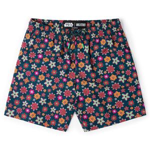 RSVLTS Galactic Garden Hybrid Shorts in Multicolor — front view