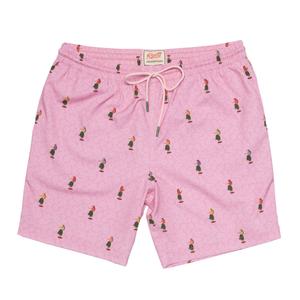 RSVLTS Dashboard Dancin’ Hybrid Shorts in Red — front view