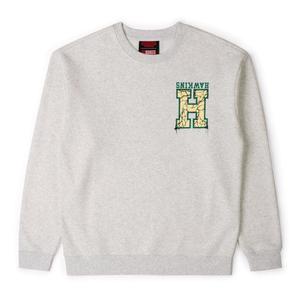 RSVLTS Gimme an H! Crewneck Sweatshirt in Gray — front view
