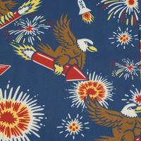 RSVLTS Rocket’s Rad Glare KUNUFLEX Short Sleeve Shirt in Blue — detail 9