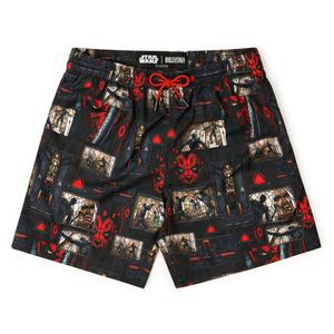 RSVLTS Only the Strongest Shall Rule Hybrid Shorts in Black — front view