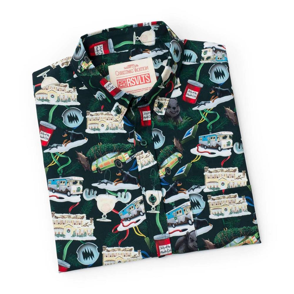 RSVLTS Gris the Season KUNUFLEX Short Sleeve Shirt in Green — detail 9