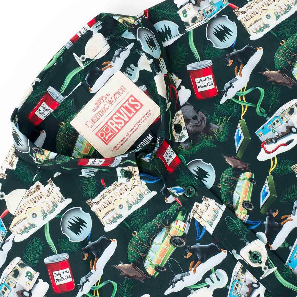 RSVLTS Gris the Season KUNUFLEX Short Sleeve Shirt in Green — detail 6