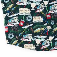 RSVLTS Gris the Season KUNUFLEX Short Sleeve Shirt in Green — detail 8