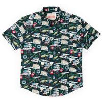 RSVLTS Gris the Season KUNUFLEX Short Sleeve Shirt in Green — detail 2