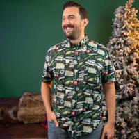 RSVLTS Gris the Season KUNUFLEX Short Sleeve Shirt in Green — detail 7
