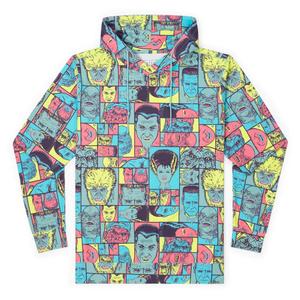 RSVLTS Monster Drip Performance Hoodie in Multicolor — front view