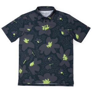 RSVLTS Petal to the Metal All-Day Polo in Black — front view