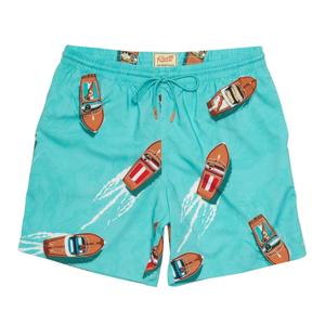 RSVLTS The Getaway Hybrid Shorts in Blue — front view