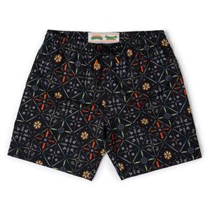 RSVLTS Splinter's Couch Hybrid Shorts in Black — front view