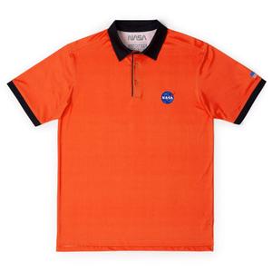RSVLTS Tangy Tee Time All-Day Polo in Orange — front view