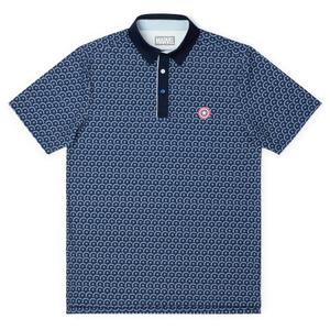 RSVLTS Virtually Indestructible All-Day Polo in Blue — front view