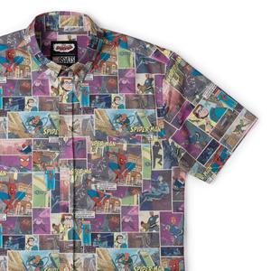 RSVLTS In the Swing of Things KUNUFLEX Short Sleeve Shirt in Multicolor — front view