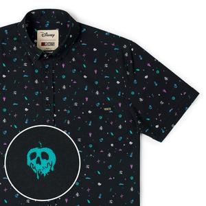 RSVLTS Terrible Trinkets KUNUFLEX Short Sleeve Shirt in Black — front view