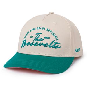 RSVLTS Super High Grade Nostalgia (Teal) 5-Panel Hat in Green — front view