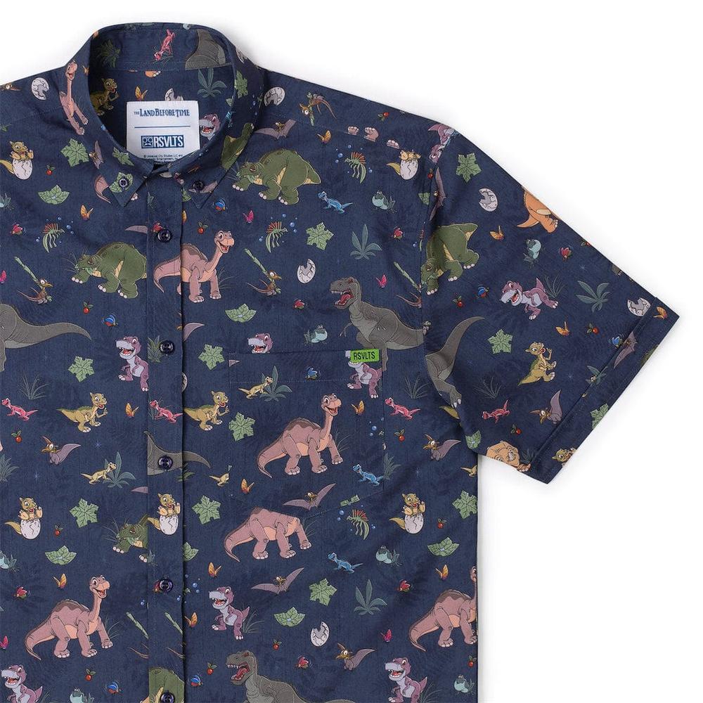 RSVLTS Prehistoric Pals KUNUFLEX Short Sleeve Shirt — front view