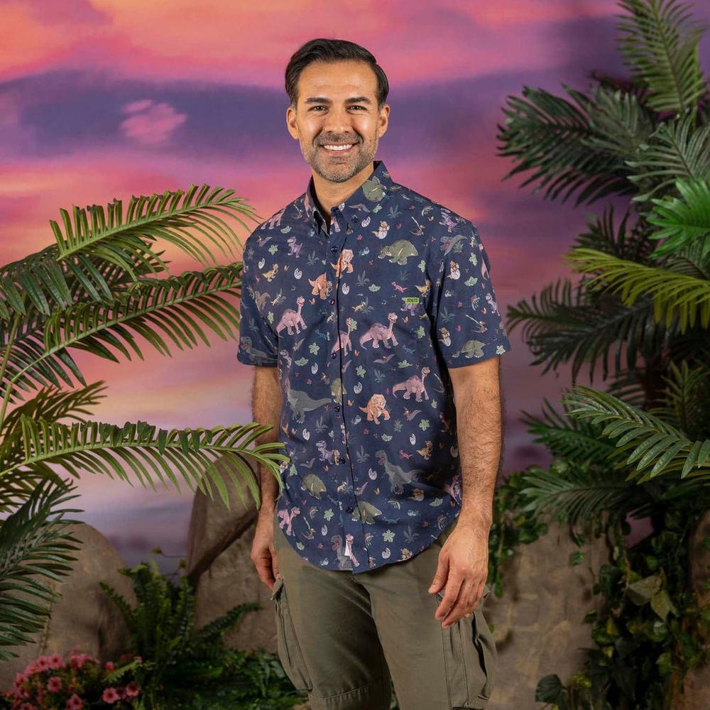 RSVLTS Prehistoric Pals KUNUFLEX Short Sleeve Shirt — detail 4