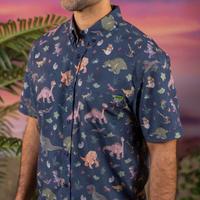 RSVLTS Prehistoric Pals KUNUFLEX Short Sleeve Shirt — detail 6