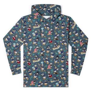 RSVLTS Quackin' Us Up Performance Hoodie in Gray — front view