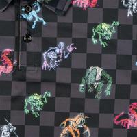 RSVLTS Holochess Youth All-Day Polo in Black — detail 2