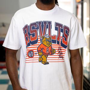 RSVLTS Mascot March Vintage Crewneck Tee — front view