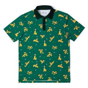 RSVLTS Pluto on the Green All-Day Polo in Green — front view