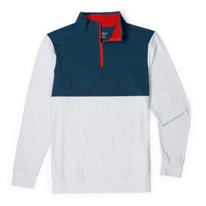 RSVLTS Broad Stripes Quarter Zip — front view