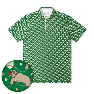 RSVLTS Beastball All-Day Polo in Green — front view