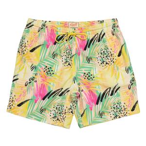 RSVLTS Limonsqueezy Hybrid Shorts in Yellow — front view