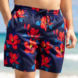 RSVLTS Bloom Service Hybrid Shorts in Blue — front view