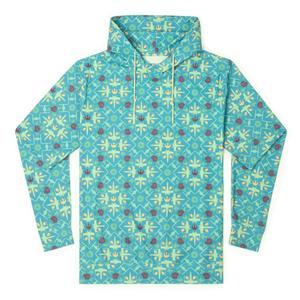 RSVLTS Grand Maz Couch Performance Hoodie in Green — front view