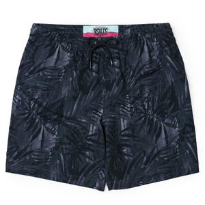 RSVLTS Midnight Chill Hybrid Shorts in Black — front view