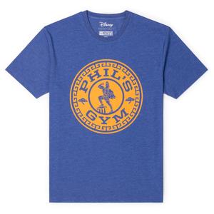 RSVLTS Phil's Gym Crewneck Tee in Blue — front view