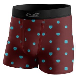 RSVLTS Arc Reactor Single-Pack Boxer Briefs in Red — front view