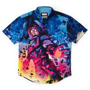 RSVLTS Devourer of Worlds KUNUFLEX Short Sleeve Shirt in Multicolor — front view
