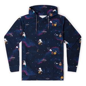 RSVLTS Define Dancing Performance Hoodie in Blue — front view