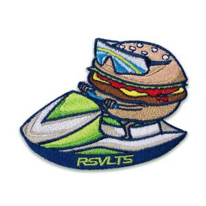 RSVLTS Cheeseburger in Paradise Patch — front view
