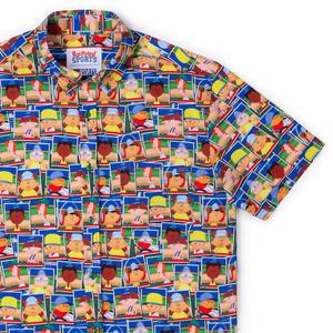 RSVLTS The Roster KUNUFLEX Short Sleeve Shirt in Multicolor — front view