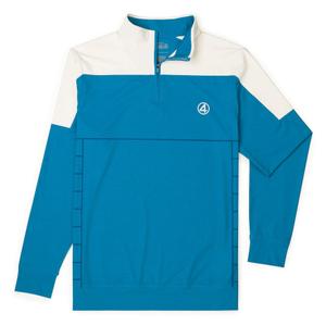 RSVLTS Fantasti-Zip Quarter Zip in Blue — front view