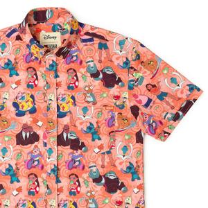 RSVLTS Ohana Means Family KUNUFLEX Short Sleeve Shirt in Multicolor — front view
