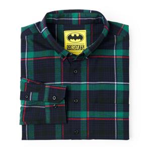 RSVLTS The Joker BorlandFlex Long Sleeve Flannel in Black — front view