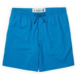 RSVLTS Cool Water Hybrid Shorts in Blue — front view