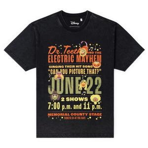 RSVLTS Dr. Teeth Live in Concert! Vintage Crewneck Tee in Black — front view