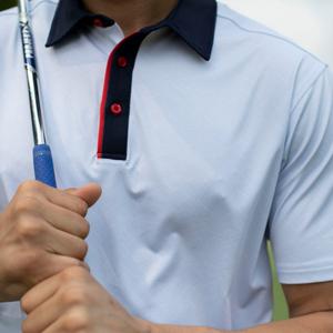RSVLTS Broad Stripes All-Day Polo in White — front view