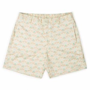 RSVLTS Terragave Bamboo Resort Shorts in Neutral — front view