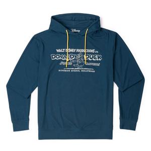 RSVLTS Quackin’ Around Performance Hoodie in Blue — front view