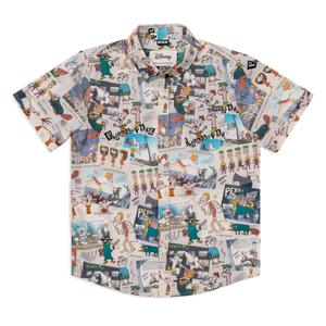 RSVLTS Tri-State Sketches Youth KUNUFLEX Short Sleeve Shirt in Multicolor — front view