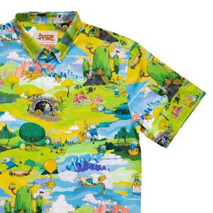 RSVLTS Come Along With Me KUNUFLEX Short Sleeve Shirt in Multicolor — front view
